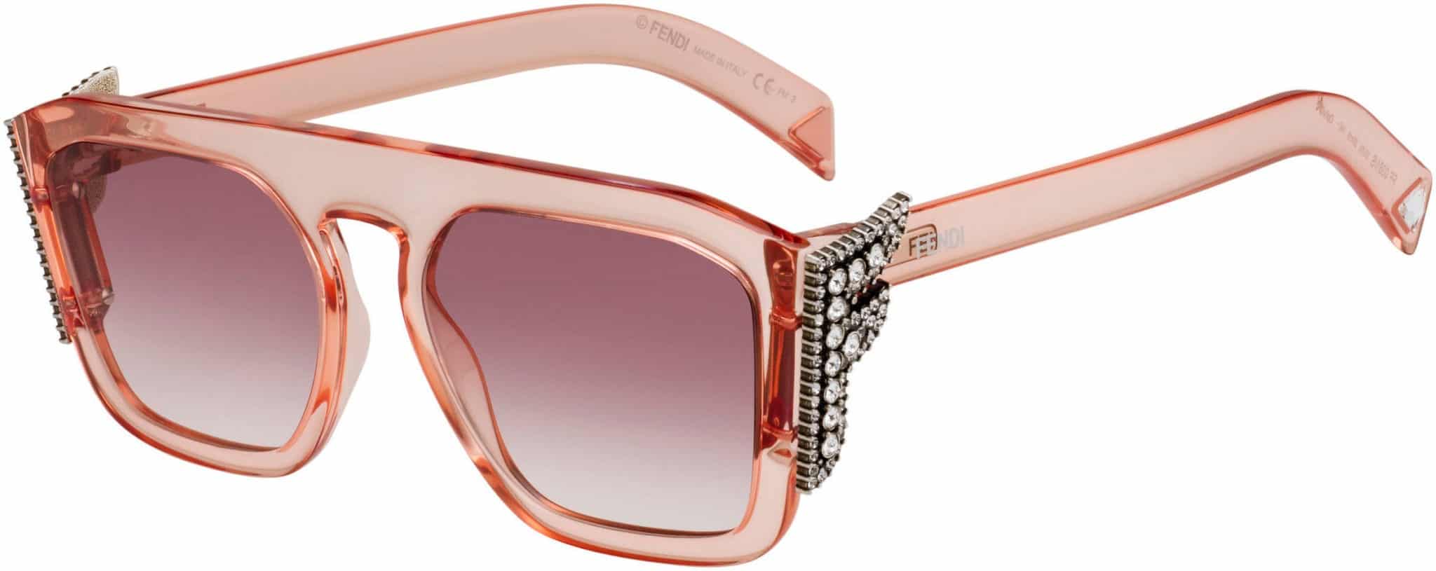 pink fendi glasses